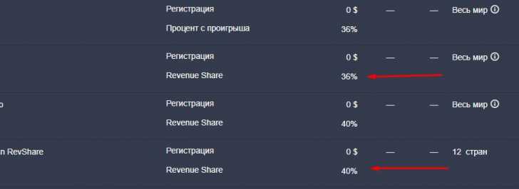 Что такое RevShare? Оплата в партнерках Revenue Share